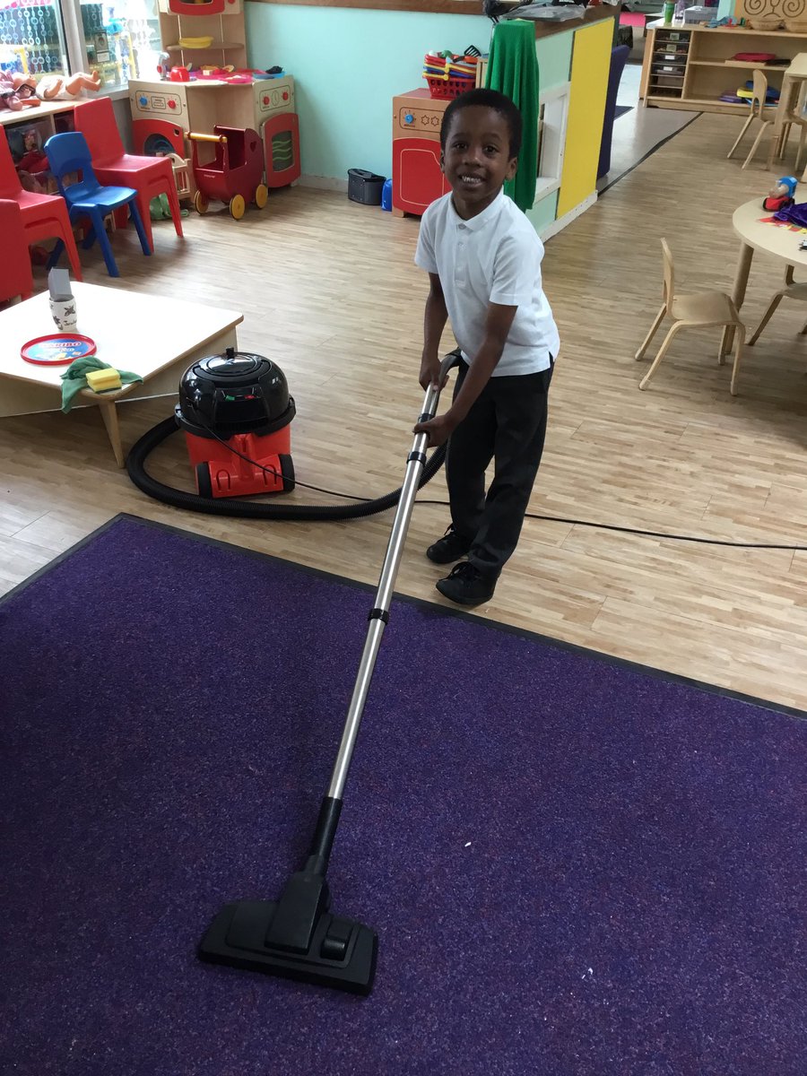 StMaryStBen's tweet photo. End of the year calls for a big clean... “I love it Miss Becker” 🧹🧽 #Henry #MiniCleaner #GreatHelper https://t.co/9itnGTDXrm
