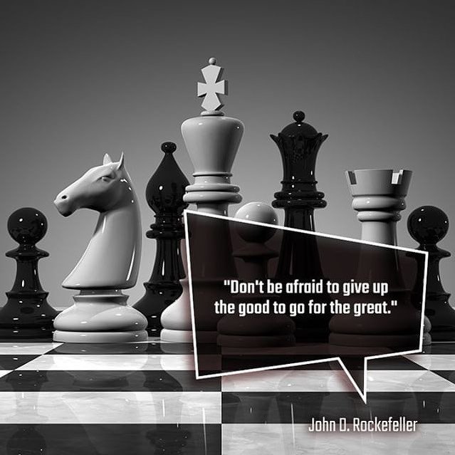 Reposting <a href="/alice_mupaya/">🇿🇲Alice Mupaya🇿🇼</a>:
“Don't be afraid to give up the good to go for the great." - John D. Rockefeller 
#getorgranized #inspiration #uebertangel #alicemupaya #goodnews #wisdom #grace #teamjesus #beverlyuangel #followtheleader #inspirationalquotes #quotes #motivationalquotes
