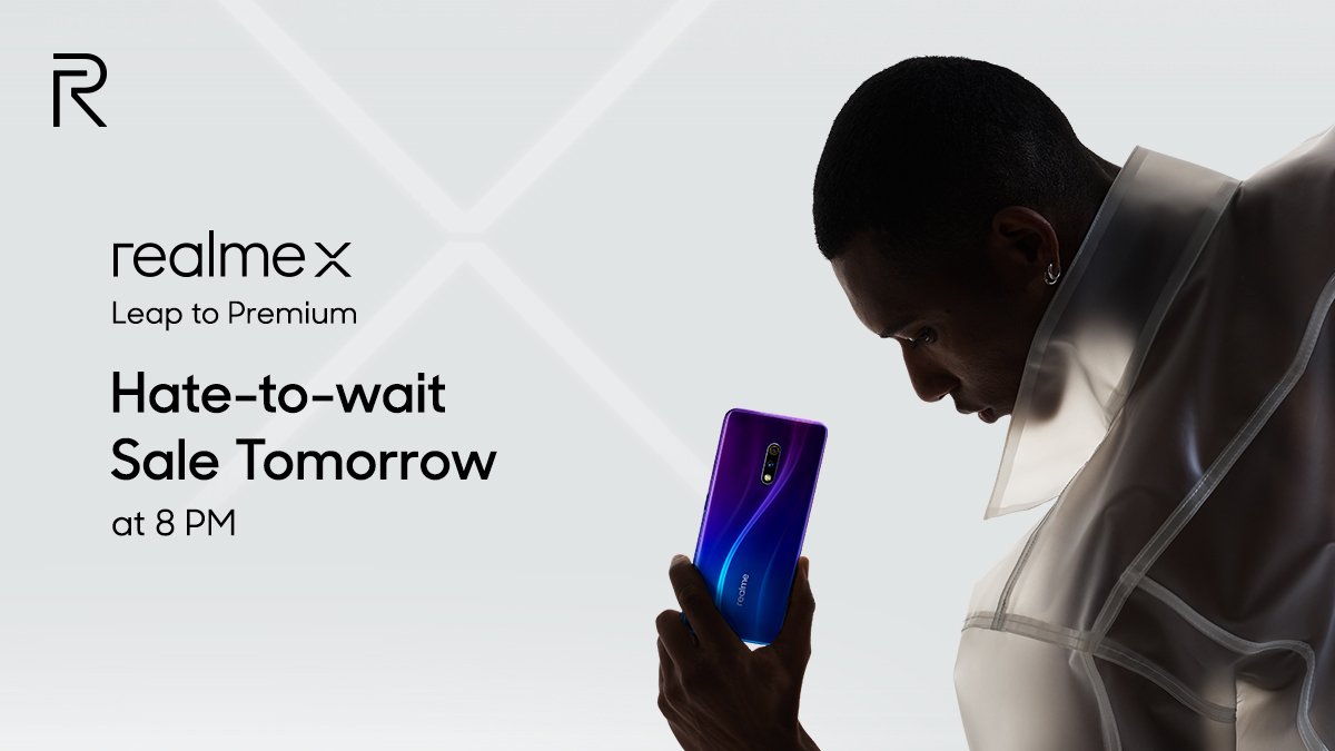 realmeIndia's tweet image. Waiting for premium features like Pop-up Camera, 48MP Sony IMX586, VOOC 3.0 20W Flash Charge &amp;amp; Super AMOLED display? For those who #HateToWait, #realmeX goes on sale tomorrow at 8 PM on @Flipkart and realme.com/in 
#LeapToPremium 
Know more: bit.ly/2SlB8Uk