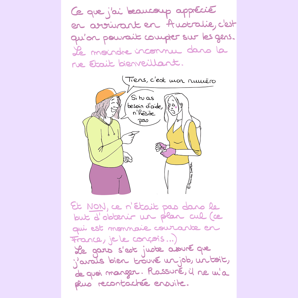 Malika_Smith's tweet photo. 🇫🇷 Relations à l’étranger vs. France 🐨
https://t.co/O6Xw9B7nQW
#BD #bandedessinee #comic #comicbook #création #drawing #dessin #graphic #graphicnovel #Oz #illustration #Australie #malika #malikasmith #retour #relationtoxique #smith #pvt #planvacancestravail #relation #amis #ami https://t.co/rfeSfHRRFh