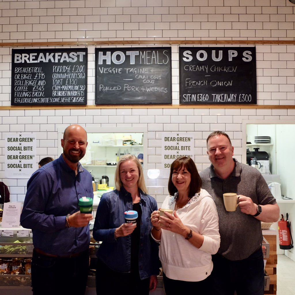 CoffeeGlasgow's tweet photo. We’re excited to announce our new coffee partnership with @SocialBite_ Buy a coffee this week and we’ll #payitforward for a person experiencing homelessness to receive a free coffee! #endhomelessness https://t.co/Ewf61o8CNn