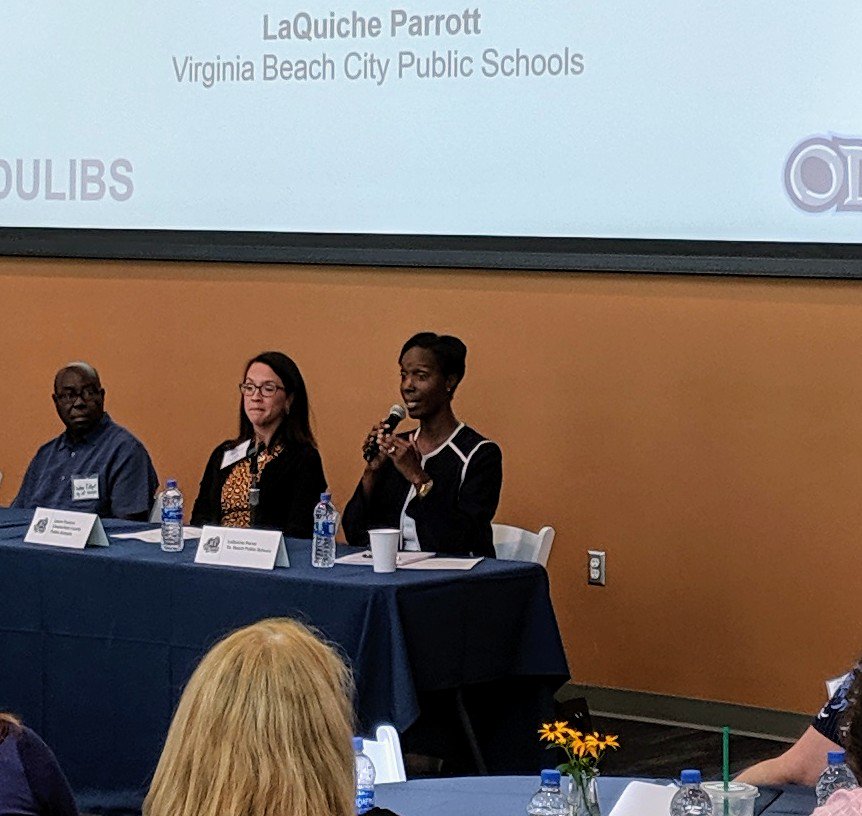 ODUmlis's tweet photo. We can't assume out students have home internet. We need to provide our students with #access! - @LaquicheParrott #ODULIBS #equityissues #equity https://t.co/mU8RDk1ph5