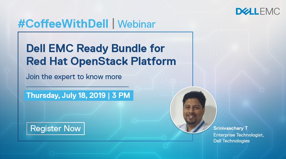 Dell Technologies India Join Srinivaschary T Enterprise Technologist Dell Technologies In The Coffeewithdell Session Learn How To Create An Adaptive Infrastructure With Proven Dell Emc Red Hat Technologies