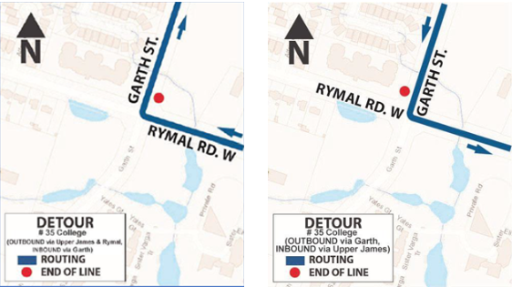hsr's tweet photo. Reminder: #HSR35 will be on detour today and every other WEDNESDAY from 11am – 2pm until October 30th. Next few dates: August 7, August 21, September 4. Detour details: https://t.co/3QbNu4A1rD https://t.co/Ha98SW8aOB