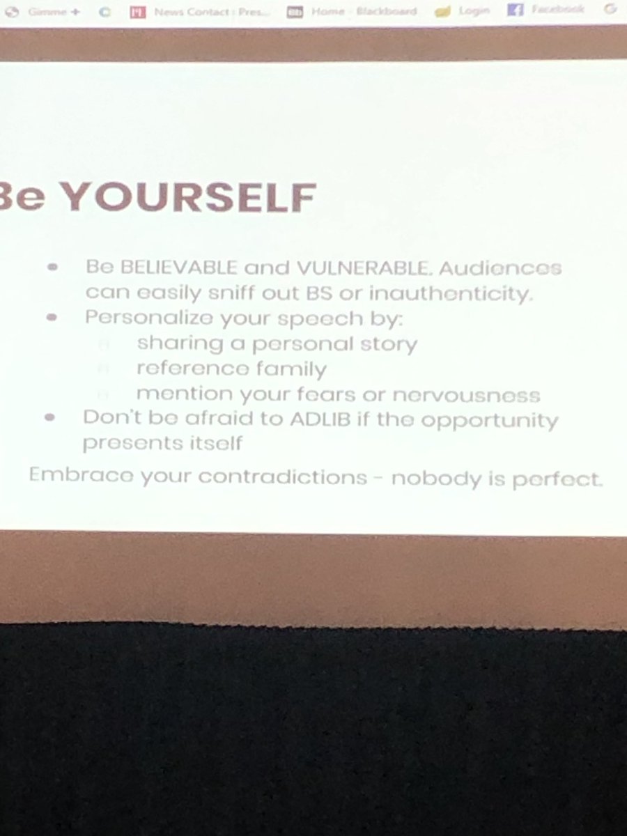 DODEAPOY2018's tweet photo. Being authentic is essential. I need to be believable and vulnerable   @BahrainCS @DoDEA_Europe @DoDEA @UrbanSchoolsPR #NSPRA2019 https://t.co/dQQHKcv0ox