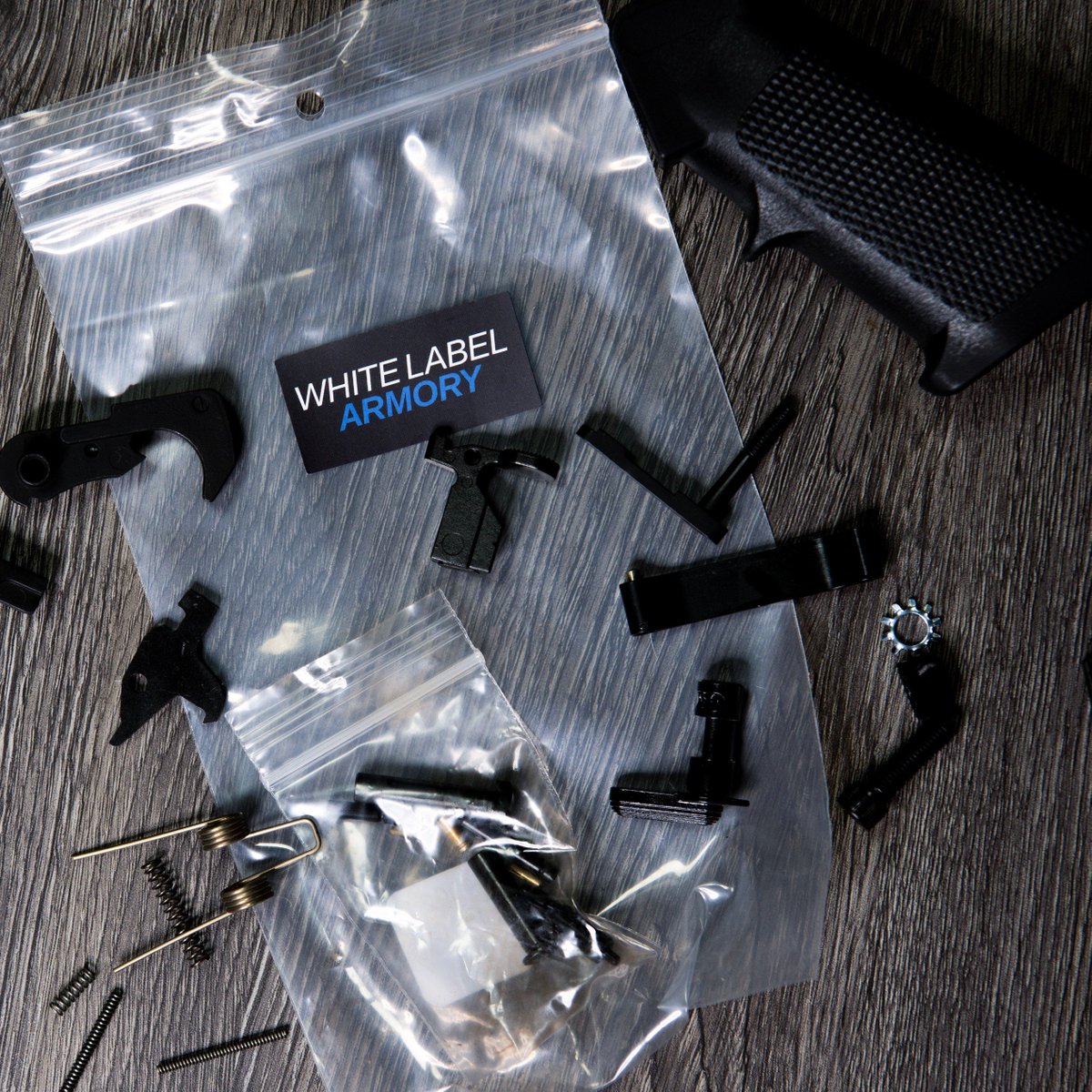 Outrwldoutpost's tweet photo. The complete lower parts kits from #whitelabelarmory
🇺🇸 American Made
🚫 No Imported Components
💯 Lifetime Guarantee
🛠 #livefreebuildrifles
#wla #builtnotbought #buildityourself #lpk #lowerparts #lowerpartskit #pewpew #pew #pewpewpew #gunporn #buildporn #gun #rifle #ar #ar15 https://t.co/HIRgTMJMuh