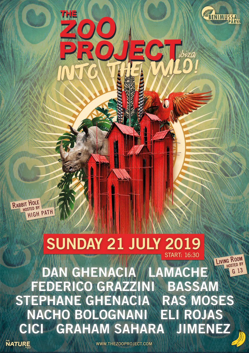 CiciCavanagh's tweet photo. This Sunday I am back playing at @thezooproject Ibiza playing on the Tree House stage alongside #Lamache @DanGhenacia https://t.co/1I3Cyki4eN