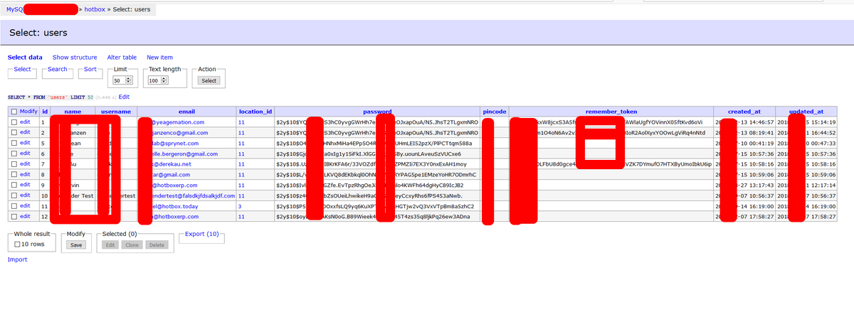 Hey  <a href="/hotboxerp/">HotBoxERP</a> We found critical vulnerability in your project. Сheck your email or contact us via Twitter! #infosec #bugbounty