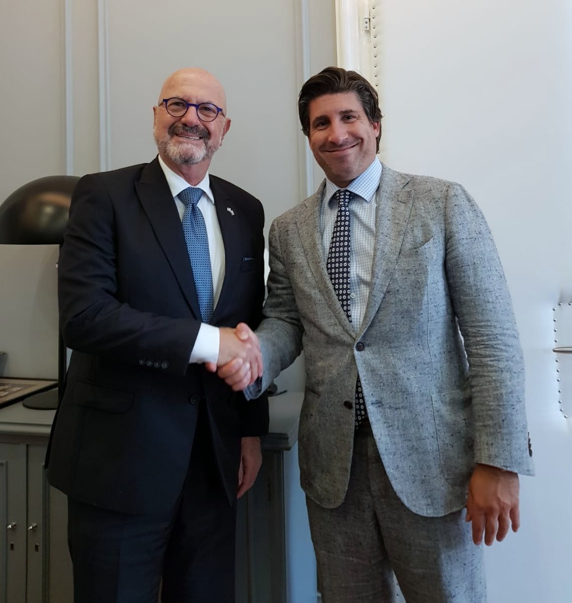VlahovicGroup's tweet photo. @AmbassadorMor thanks for visiting VG office in ZG Monday and friendly chat about politics, business and culture. @natkovlahovic #buildingbridgesdeliveringvalue #vg #vgbuildingbridgesdeliveringvalue https://t.co/skMjnvM9b5