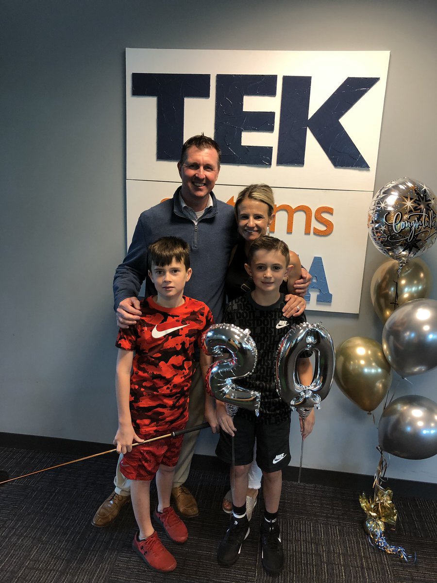 Congrats <a href="/trentmorrison16/">trent morrison</a> for 20 years!! #TEKsystems #TEKOmaha Not a more selfless guy I know and an inspiration to us all!