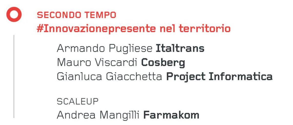 PrjCommunity's tweet photo. #23Luglio evento NOW! 3 #innovazionepresente nel territorio Andrea Pugliese di Italtrans spa, Mauro Viscardi di @CosbergSpA e il nostro @g_giacchetta special case #Farmakom #Industry40 #DigitalTransformation https://t.co/ER9hR4OJMC https://t.co/00w64pYAfJ