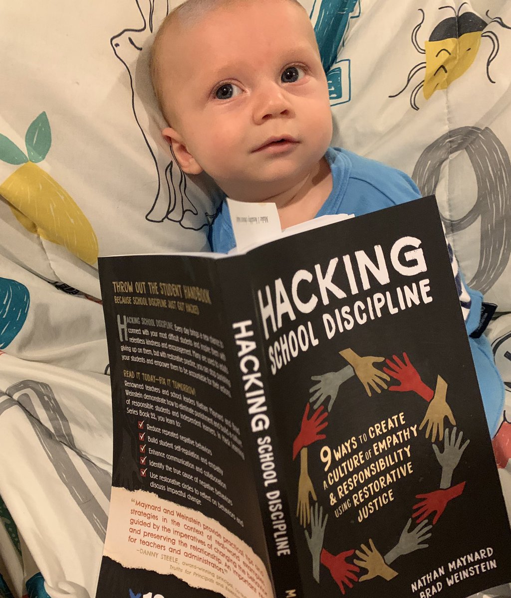 MrKoogle's tweet photo. Who knew school discipline texts are such good read alouds?!?! #MaxApproved Always remember that each student is someoneβs baby! Help students grow up to be the best person that they can be through authentic self-reflection and discussion. https://t.co/RiKLGGLiKK