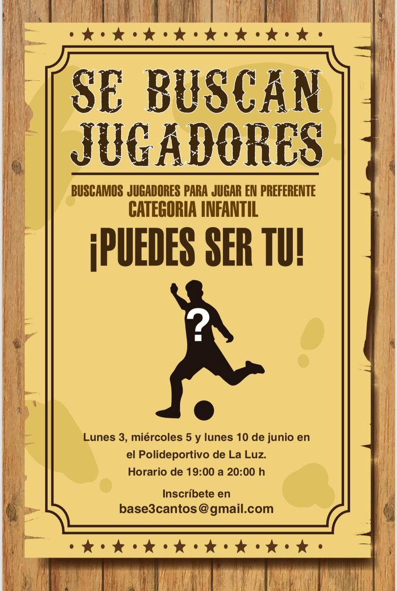 base3cantos's tweet photo. Si eres infantil y quieres jugar en Preferente... Llámanos!! Hay hueco para ti. Solo tenemos un equipo ya hay jugadores inscritos... No hay muchas plazas. Aprovecha ¡Súmate a nuestra familia! #DaleBase https://t.co/JuGajfqZy3