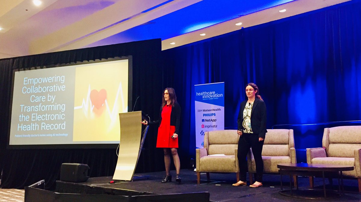 Two amazing individuals speaking at this years #HCISummit: Dr. Michelle Archuleta founder of @AIpiphany and Dr. Marisha Burden Professor of Medicine, Division Head of Hospital Medicine at @CUSystem - #pinksocks #healthIT #ai #ehr #ehealth