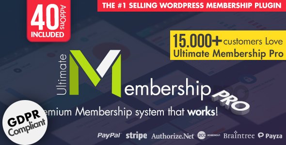 wp_themes_box's tweet image. Ultimate Membership Pro - WordPress Membership Plugin #ContentLocker #contentprotection #contentrestriction #gdprcompliant #member #membersdirectory #membership #membershiplevel #membershipplugin #paypal #profile #sociallogin #subscription #woocommerce #W wpthemesbox.com/wordpress-plug…