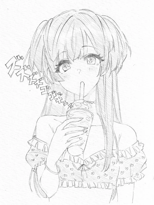 吸ってる冬優子 