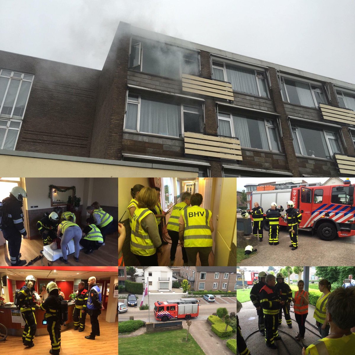 tompistorius's tweet image. Samenwerkingsoefeningen met de brandweer en hun bhv voor mijn zorginstellingen in het najaar ook weer geregeld! Dank aan de deelnemende brandweerkorpsen