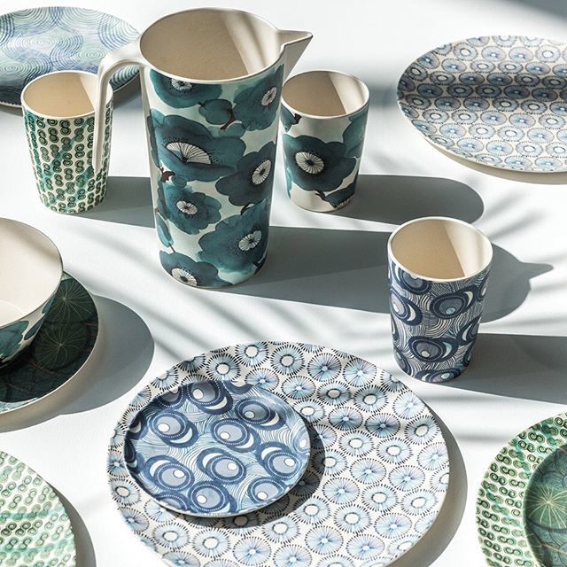 rougeshopuk's tweet photo. Picnic anyone? Made in bamboo, our new-for-the-summer picnicware comes in mix and match blue and green patterns, from Β£5.50 for a small plate #rougeshop #rougeshopuk #bamboo #picnic #picnicware #outdoorliving #eatingoutdoors #bluesandgreens #picnicplate β¦ https://t.co/1RvOFHqReG https://t.co/PkekxlSKWP