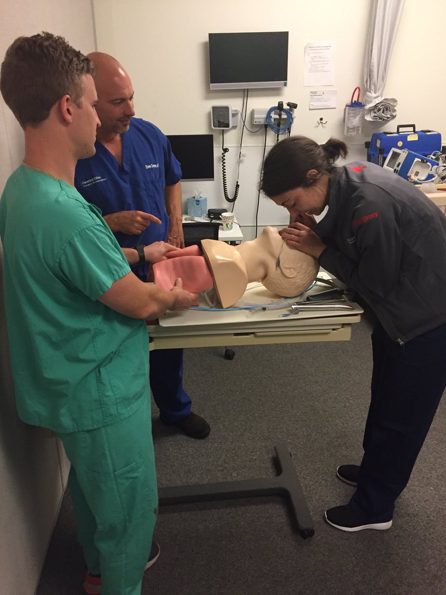 HeyDrMatt's tweet photo. Use all of you senses to get the #airway with a blind nasotracheal intubation. @MetroHealth_EM #internlearning #medtwitter @ClevelandClinic https://t.co/MKkUw8oLqw