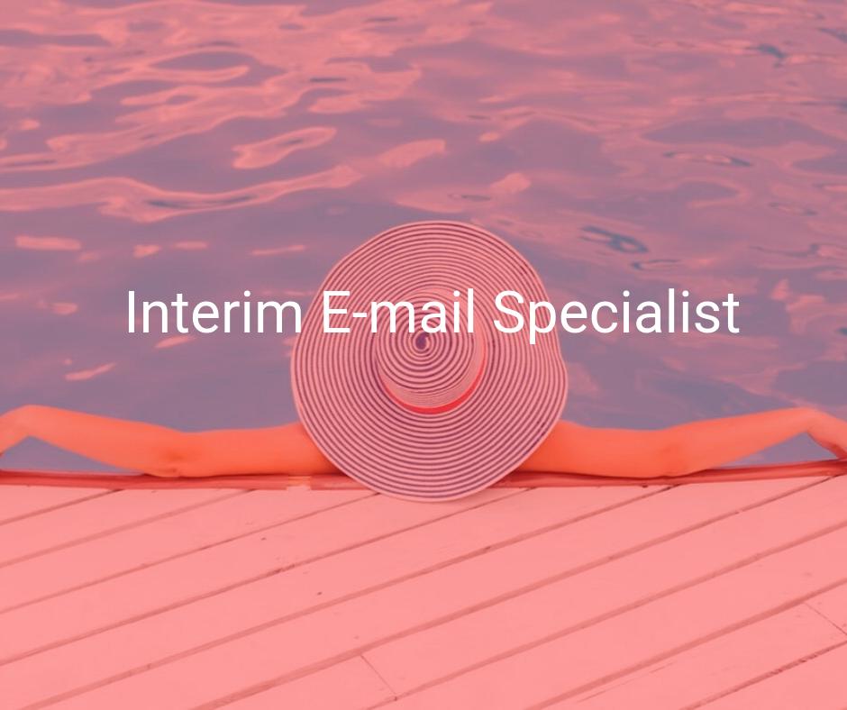 - Interim E-mail Specialist -

Voor een touroperator zijn we op zoek naar een interim E-mail specialist. Ben jij deze zomer beschikbaar en wil jij je toch omgeven in de vakantiesferen? Reageer dan nu! 
sqiq.nl/opdrachten/int…