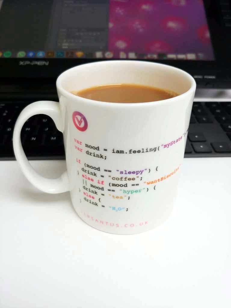 versantus's tweet image. Clever websites, clever cuppa! #javascript #teabreak