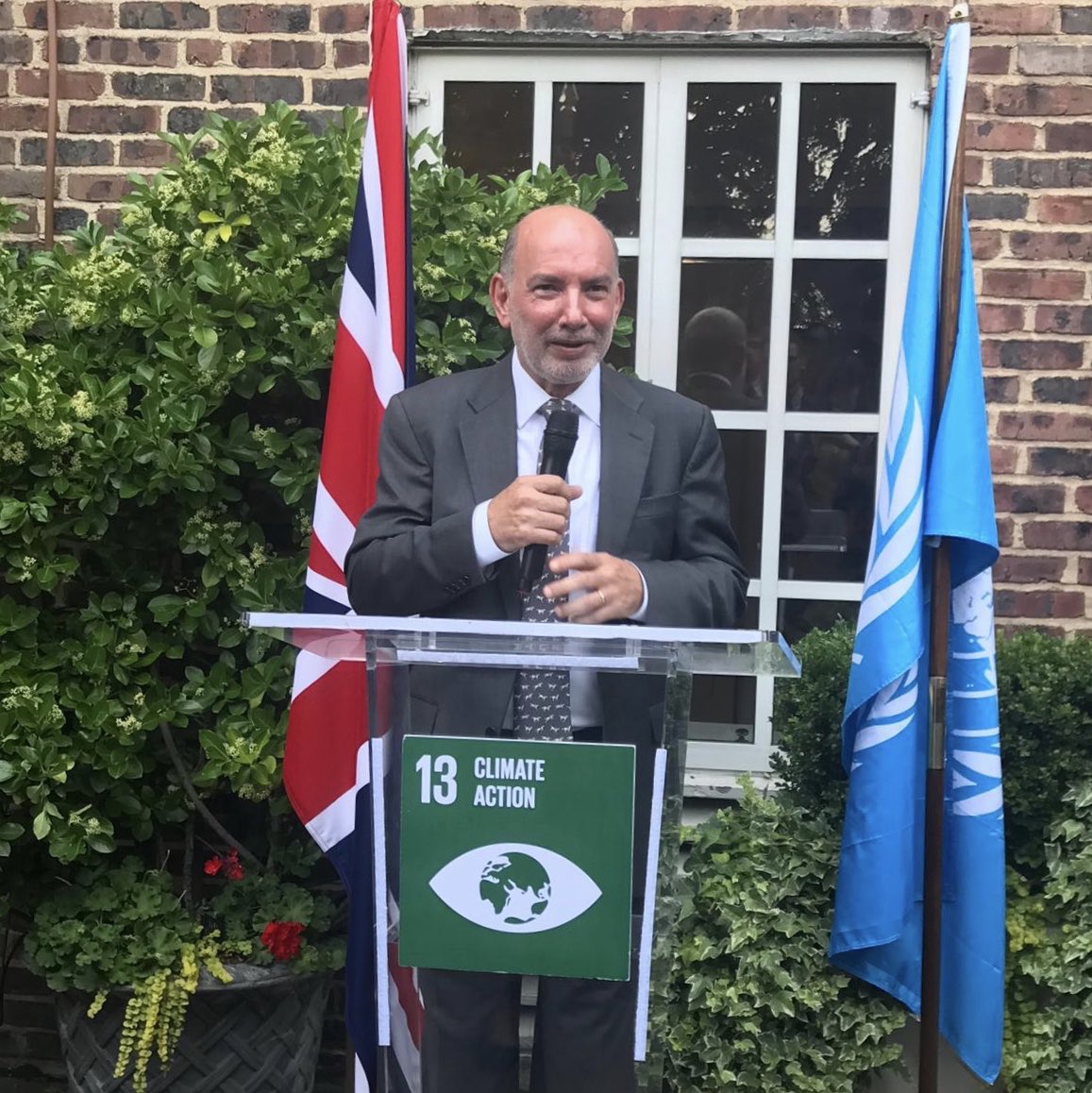 ladealba's tweet photo. Thank you to Dame Karen Pierce and Baroness Sugg for hosting SDG13 reception. We will only deliver the 2030 Agenda if we take ambitious #ClimateAction now! https://t.co/mc1d4tZUij