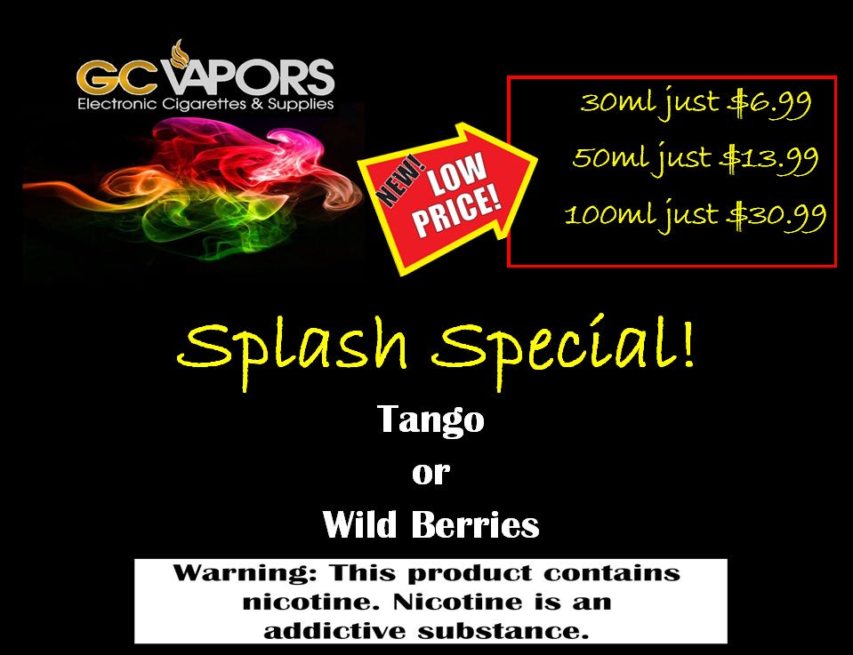 GCVapors's tweet photo. #splashspecial #tango #wildberries https://t.co/eKpkXwbqfN