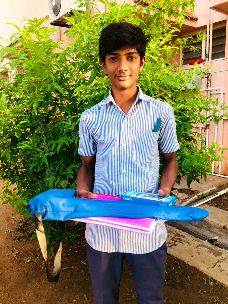 roshninilayango's tweet photo. Transforming lives of children without family through #education. #Dharun received education materials for his Civil Engineering course. https://t.co/aFEoMnfqTn