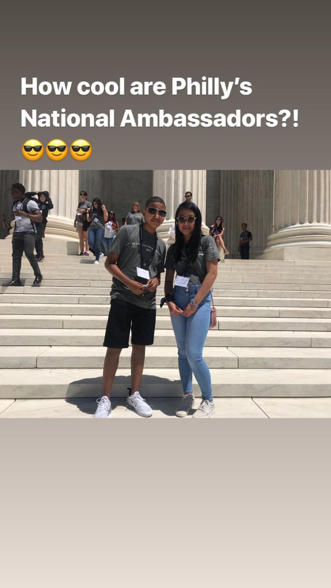 DtWTPhilly's tweet photo. On Monday during #NationalRecognitionWeek, our #DtWTPhilly ambassadors toured #SCOTUS! We had a blast 🤪 https://t.co/g5h7mFLwc0