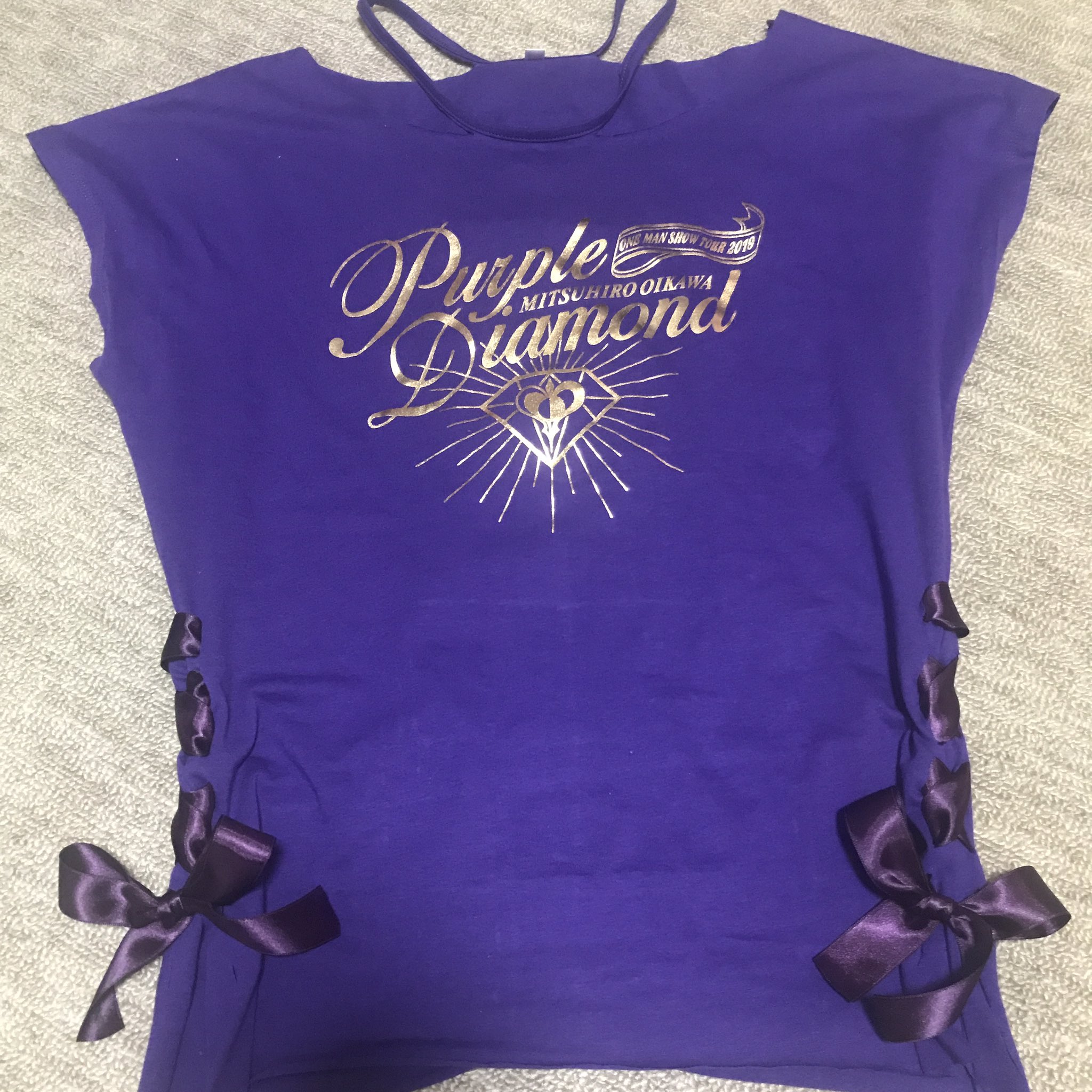توییتر 黒乃香織 きぃ در توییتر 出来たー W ツアーtシャツカスタム完了です 結局両脇を編み上げにしたｗ個人的には超大作 W Tシャツリメイク カスタムtシャツ ツアーtシャツ ツアーtシャツリメイク Purplediamond C