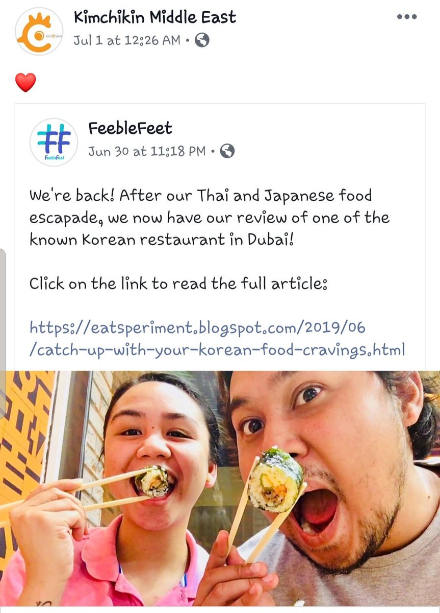 hd_tayo's tweet photo. Thank you so much for sharing our articles! ๐ #TalkHangRestaurant #SusiesCuisine #Kimchikin #FeebleFeetEatsperiment #FeebleFeet #FoodBlog #FoodIdeas https://t.co/IzizyqsB14