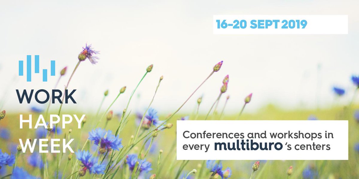 A zen week when you go back to work is tempting no? Taking care of yourself at work to be better in your daily life…
Don’t miss the 2nd edition in September!
"Work happy week"
📅 See you from 16 to 20 September in all the Multiburo in France, in Belgium and in Switzerland. 📅
