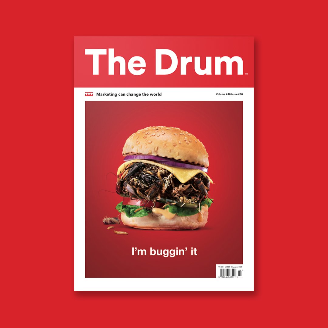 We have some creeps on our cover too. The Future of Food issue out next week. Make sure you don’t miss it. thedrum.com/ink
