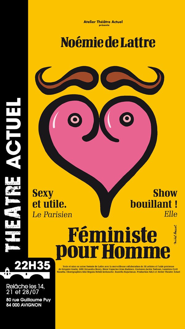 De passage au <a href="/FestivalAvignon/">Festival d'Avignon</a> @offavignon avec son spectacle 'Féministe pour hommes', <a href="/NoemieDeLattre/">Noémie de Lattre</a> se produit à 22h35 jusqu'au 27 juillet (sauf le 21) au <a href="/TheatreActuel/">Théâtre Actuel Avignon</a>
Plus de conseils sur @offavignon : criticomique.com/selection-41-s……