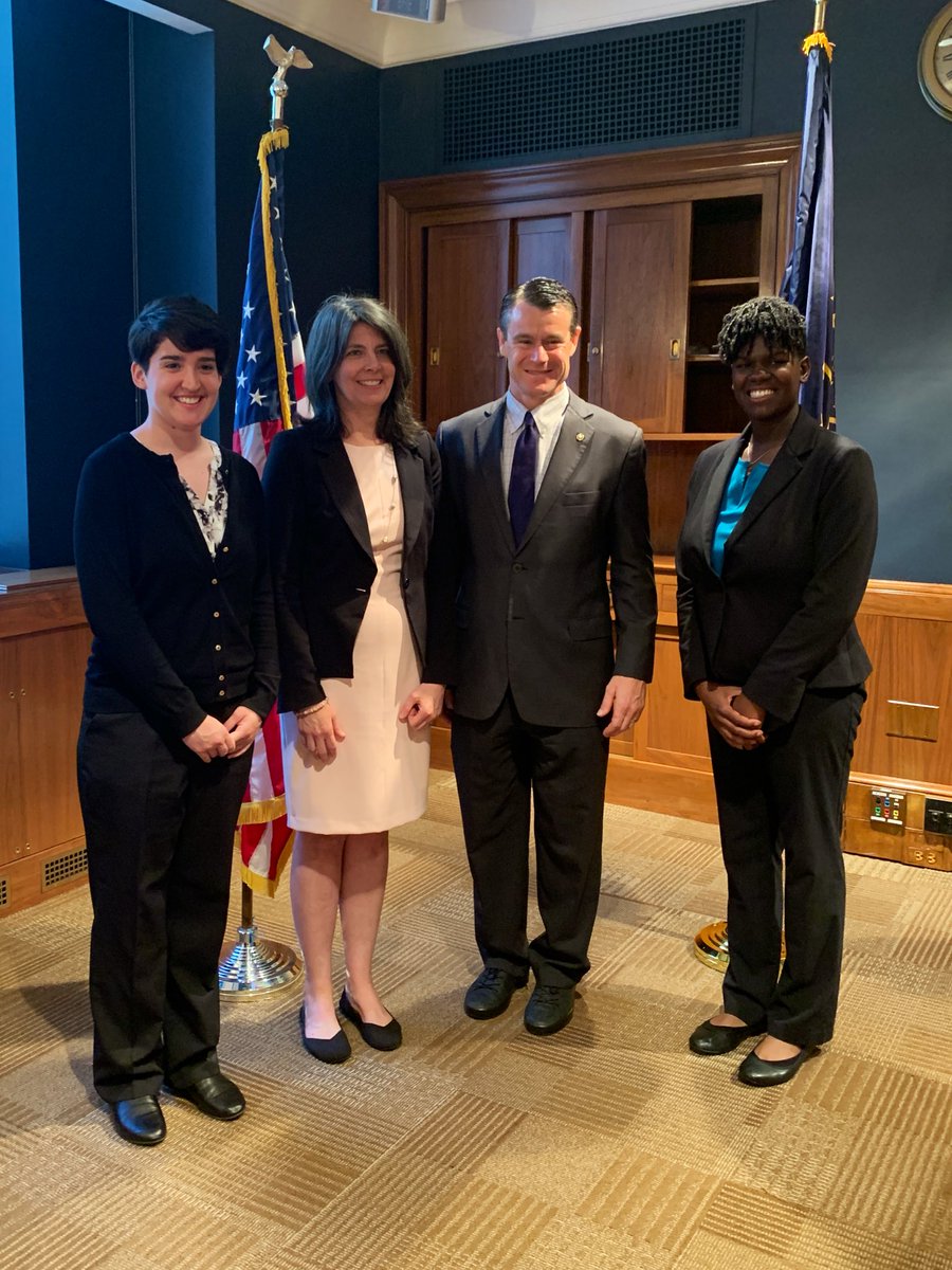 Our <a href="/THAdvocacy/">Trinity Health Advocacy</a> health partners had the opportunity to thank <a href="/SenToddYoung/">Senator Todd Young</a> for his leadership on the Affordable Housing Credit Improvement Act &amp; discuss the connection between Health and Housing today! #AHCIA #AffordableHousing #HoosiersForHousing