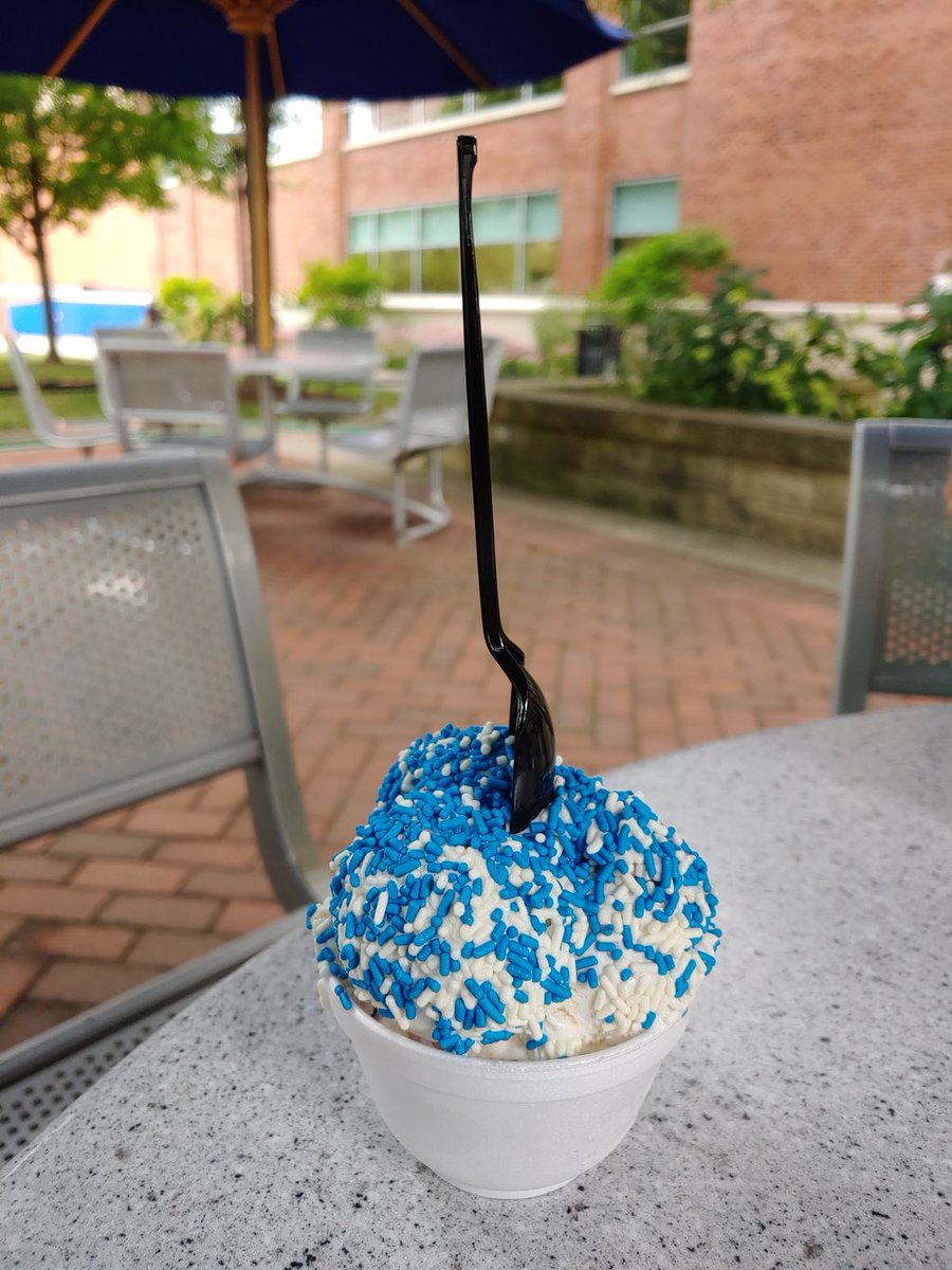 HappyValleyAdv's tweet photo. Blueberry Cheesecake is one of the July 2019 featured flavors at Penn State Berkey Creamery.
#icecream #icecreamforbreakfast #PAHappySnaps #VisitPennState https://t.co/dgMEXkaLCO