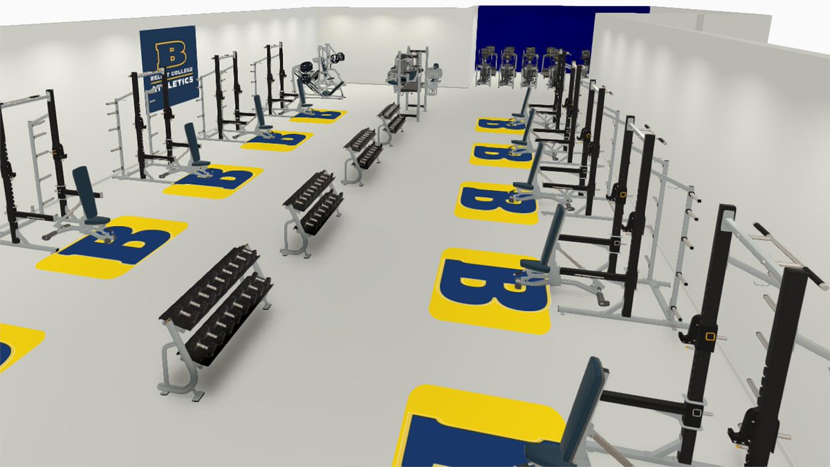 BeloitBucs's tweet photo. More new and exciting things happening here in Beloit College Athletics...the renovation for the weight room/fitness facility in the Sports Center is imminent! Show your support by donating to the project today! #BeloitStronger #BucProud https://t.co/H7uxCmFLed https://t.co/MsZZPeOkEH