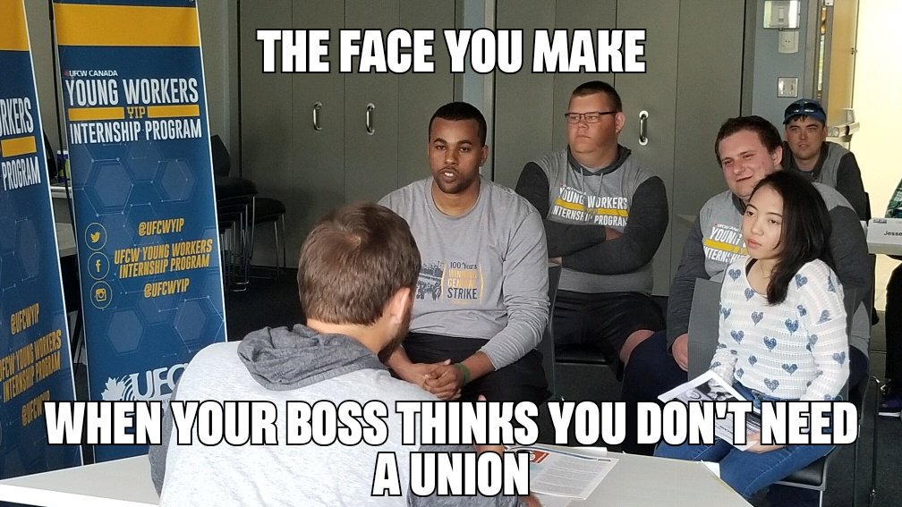 ufcwyip's tweet photo. Young workers are informed and empowered! 💪 #UFCW #ufcwpower #ufcwyip2019 #canlab #1u #solidarity https://t.co/XAuD1yw5ik