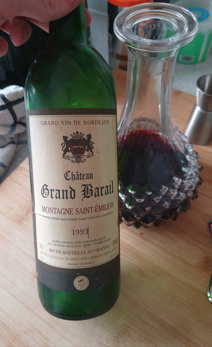m_ironside's tweet image. My dad was given this as a gift before he died but was too unwell to enjoy it. It&apos;s been in the wine rack for ages. It is almost as old as me and I can confirm it is amazing. Sometimes you have to open the special ones