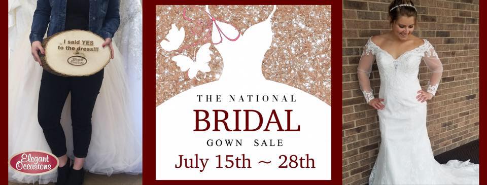 ElgntOccasions's tweet photo. The National Bridal Sale is going on now at Elegant Occasions.  Make your appointment here:  https://t.co/YuUD76bSgC https://t.co/BkBF8qJiZs