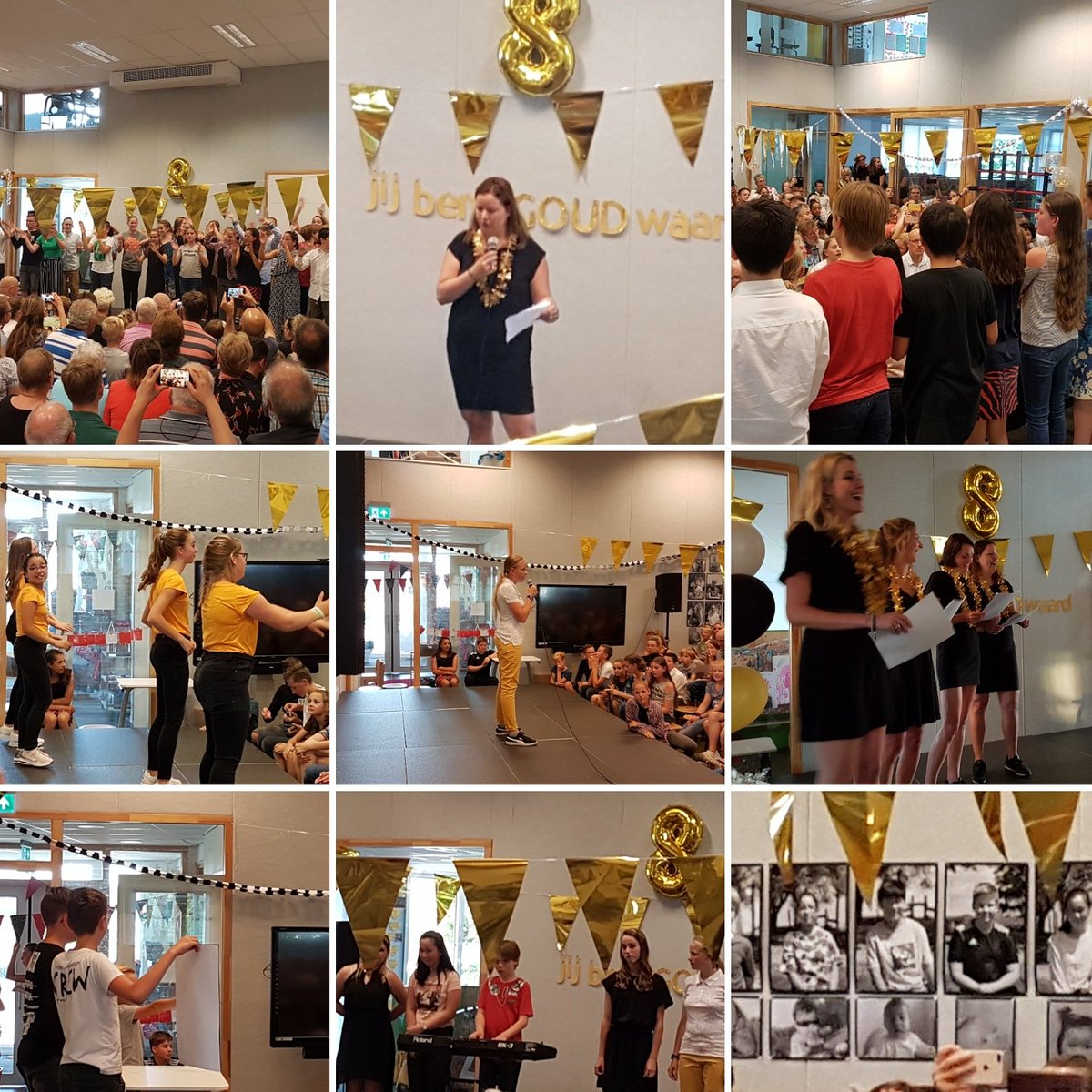 Afscheid en talentenshow gr8 Het Rooster: 'Je bent GOUD waard!' #durftestralen #PGO #EGO