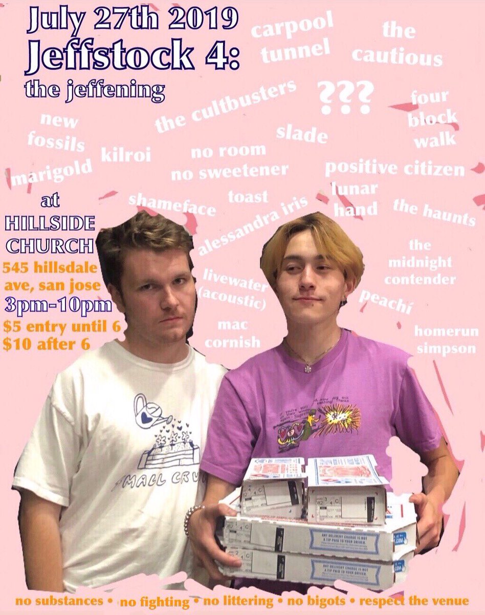 jeffyplaza's tweet photo. have i posted these yet? it’s almost a week away. come to this if you know what’s good for you! https://t.co/YR7Hgehn4o