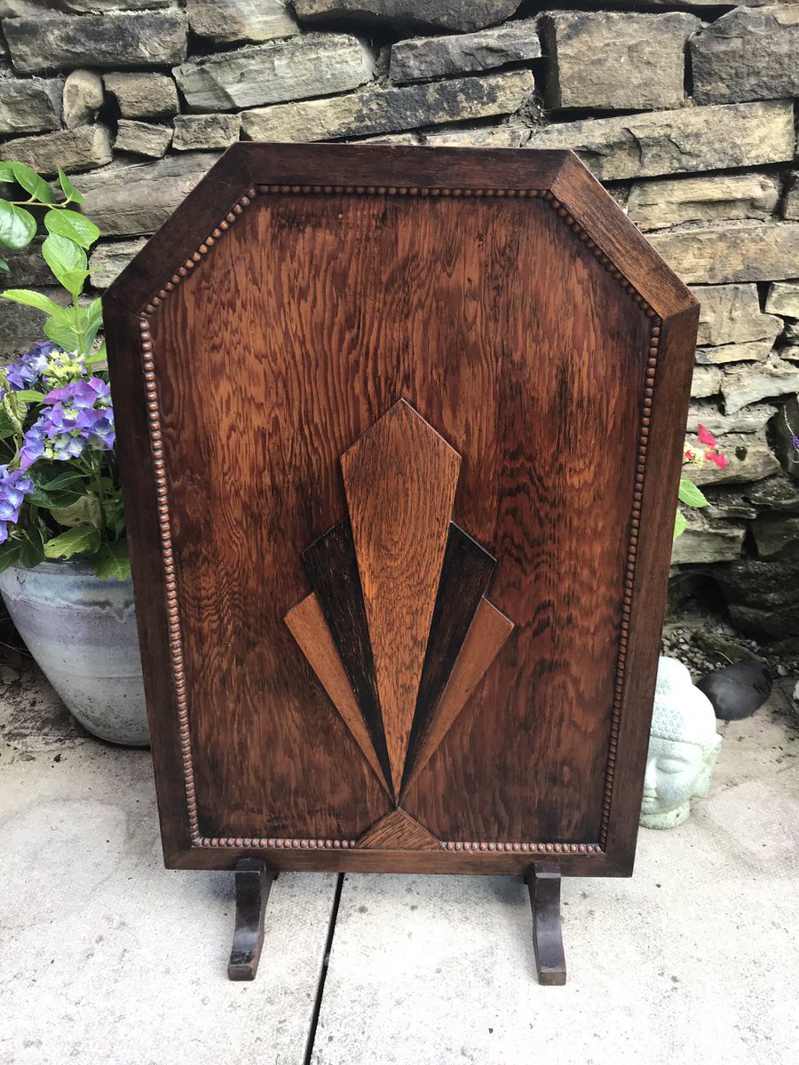 whitecatshop's tweet image. #vintageshowandsell this past week also found this #artdeco #firescreen