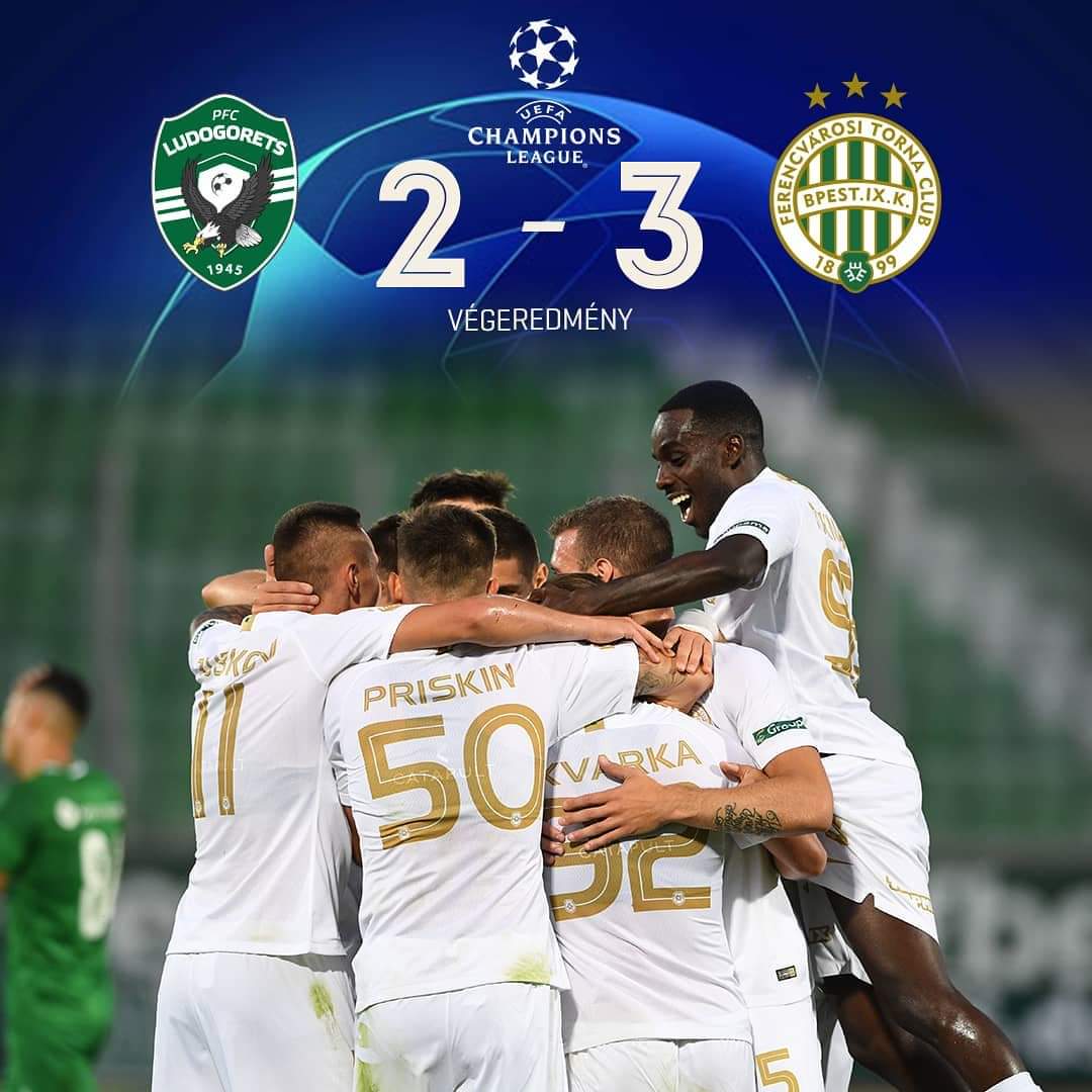 Ferencvárosi TC on X: Good job 👏🏻💚 #fradi #ftc #ferencvaros # championsleague  / X