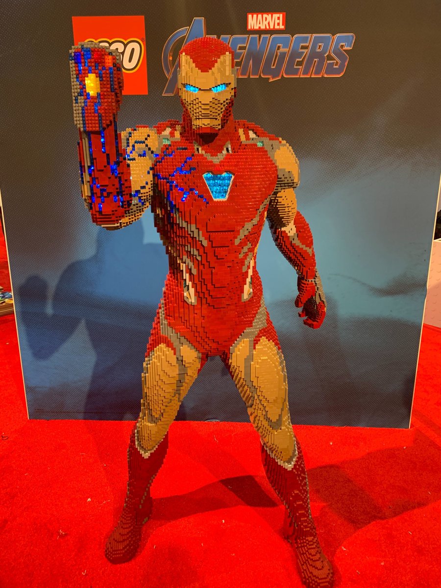 life size lego iron man