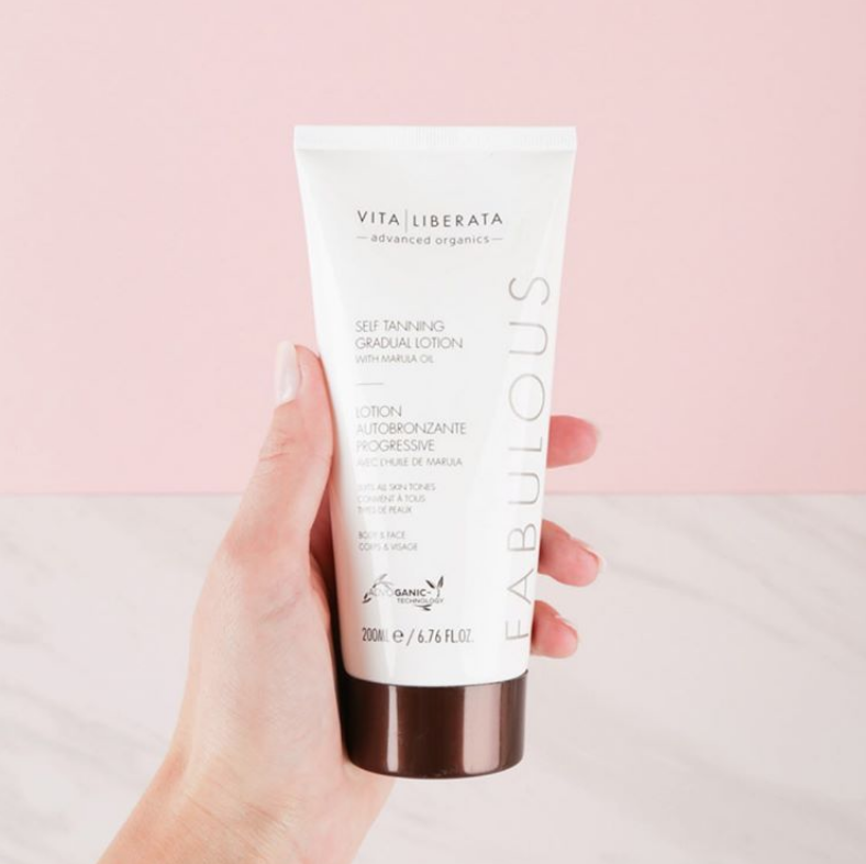 Looking to extend your tan all summer long? Girl, we got you! Fabulous Gradual Self Tan Lotion hydrates skin while building &amp; prolonging any tan. Take this summer must have on all of your travels. Shop yours online at vitaliberata.com. #VitaLiberata