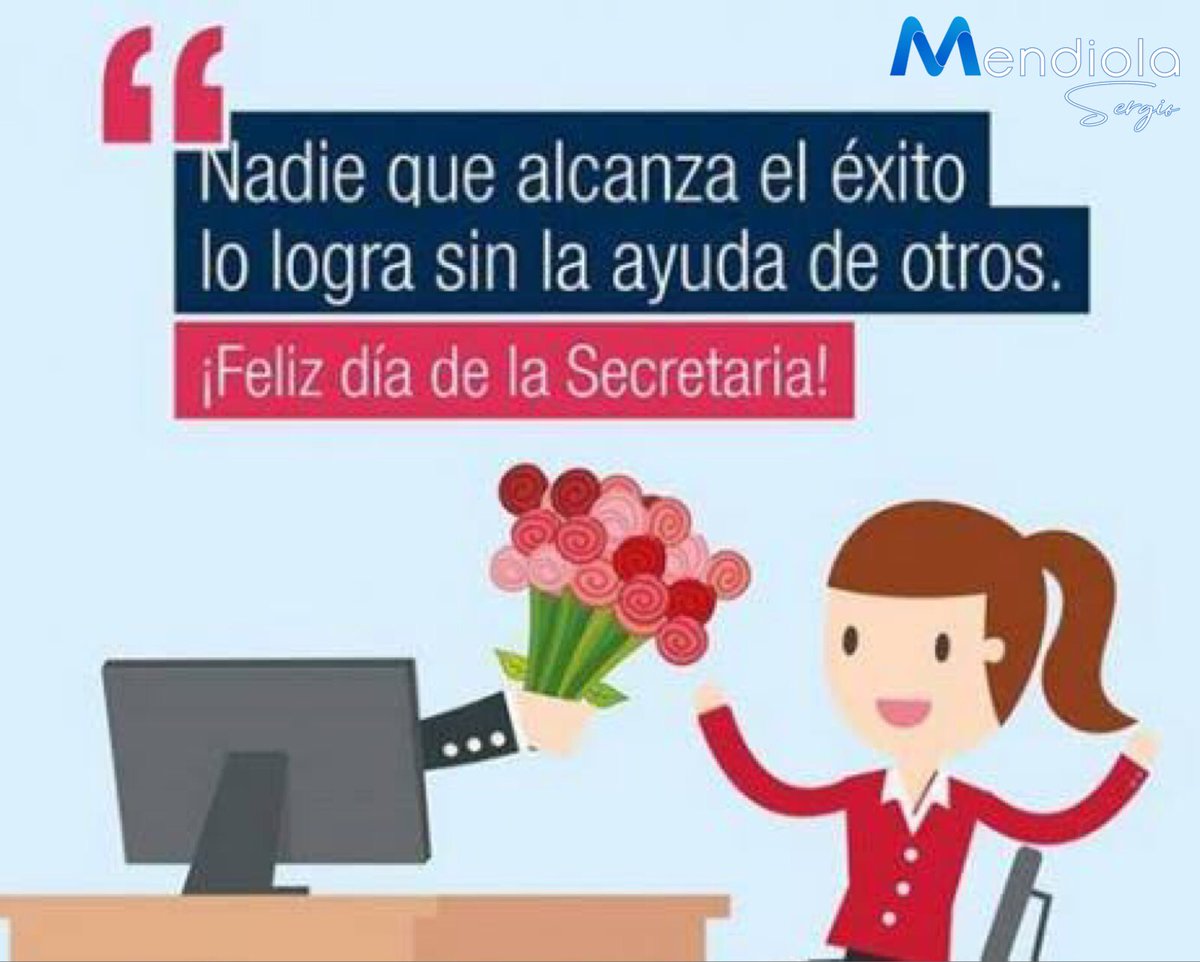 Muchas felicidades a todas las secretarias, por su entrega, profesionalismo, solidaridad y todo su apoyo. Mi reconocimiento siempre al trabajo que desempeñan. 🎊🎊

#Feliz #DíaDeLaSecretaria