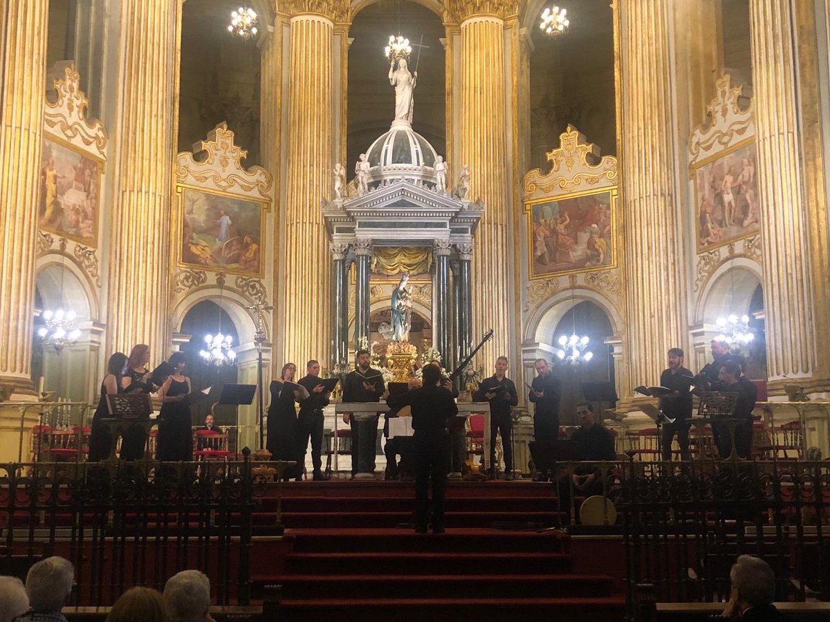 EpiscopalMalaga's tweet photo. Prosigue el concierto "Polifonía y órgano en la península ibérica. Ss. XVI al XVIII" en la Catedral de #Málaga, el último dentro de este ciclo de conciertos de la exposición de #Mena2019. https://t.co/6bLAruA5n5
