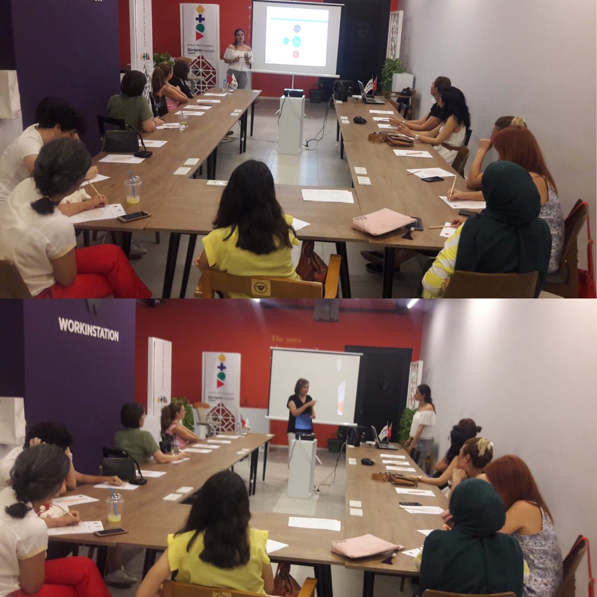 GainGlobalTR's tweet photo. “İş Hayatına Kadın Dokunuşu” semineri ile FDL Özel Eğitim Danışmanlık Yöneticisi Zeynep Kırılmış Workinstation’da bizlerleydi. Değerli paylaşımları için teşekkür ederiz. #GirişimHareketi #GainGlobal #Seminer #Workinstation #Adana #Seyhan https://t.co/0fvS6fQH8b