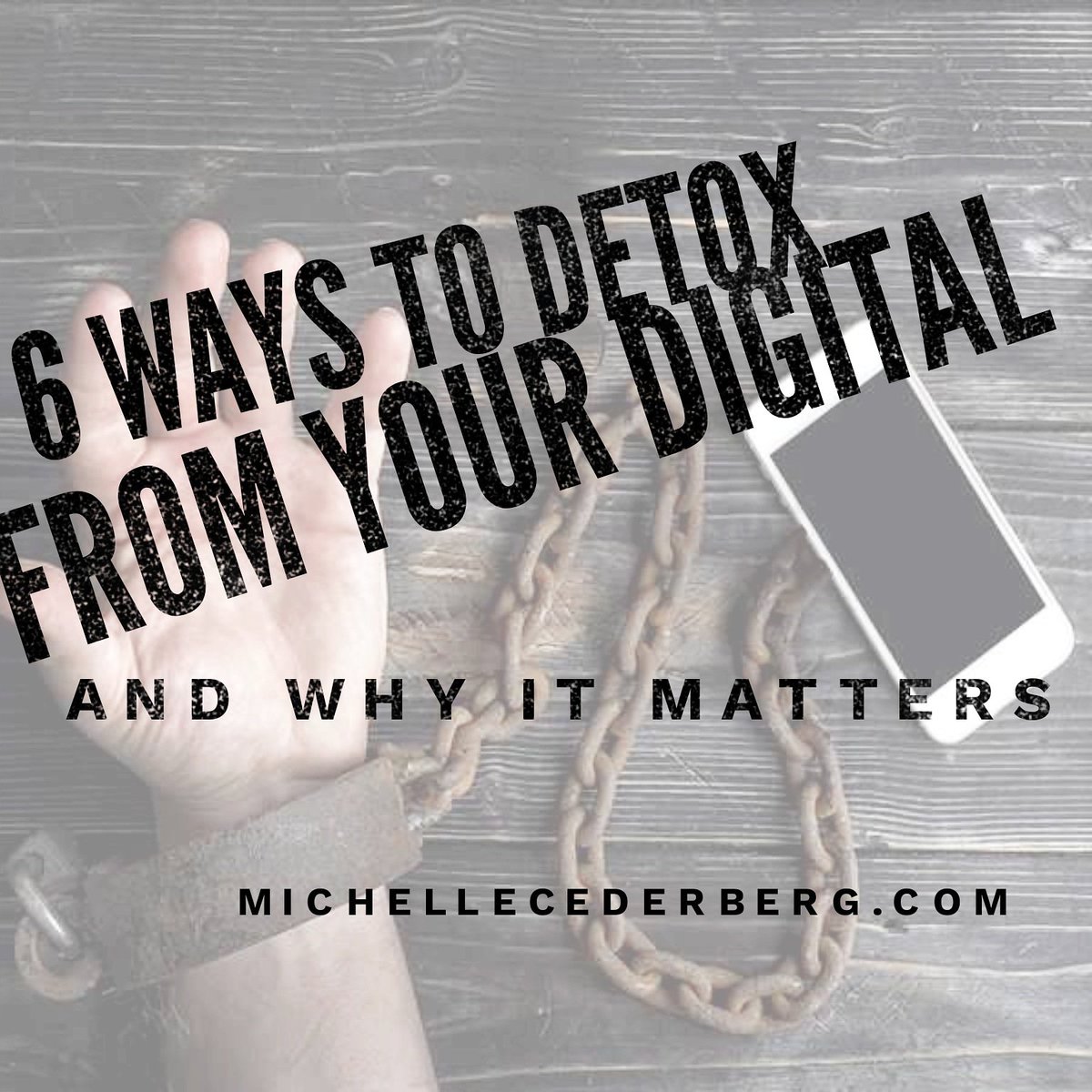 cederbergspeaks's tweet image. New on the blog today: 6 Ways to Detox from Digital (and why it matters). Check it out at: michellecederberg.com/blog

#successenergy #itshowwework #digitaldetox #keynotespeaker #professionalcoach